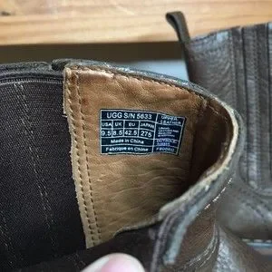 UGG | Shoes | Ugg Leather Chelsea 5633 Boots Men Size 95 | Poshmark